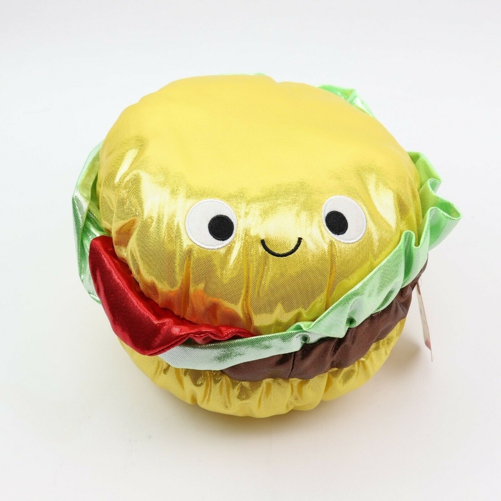 Gund 6" Plush Burger Decorative Pillow